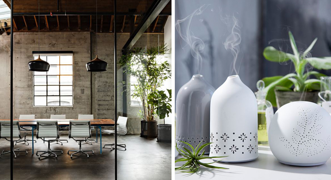 Bringing certain smells into an office space Bringing certain smells into an office space